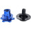(Blue) Universal Snap Off Steering Wheel Quick Lock Quick Release 6 Hole Hub Adapter Boss Kit For Car 2