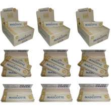 Mascotte Organic Hemp King Size Slim Quality Rolling Rizzla Extra Thin Papers - Pack Of 5