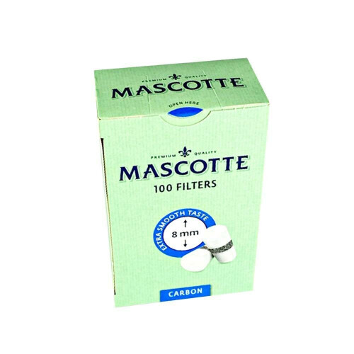 Mascotte Carbon Filter Tips Cigarette Tobacco Filter Tips 8mm 100 Tips a packet 2