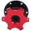 (Red) Universal Snap Off Steering Wheel Quick Lock Quick Release 6 Hole Hub Adapter Boss Kit For Car 5