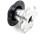 (Silver) Universal Snap Off Steering Wheel Quick Lock Quick Release 6 Hole Hub Adapter Boss Kit For Car 6