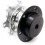 (Silver) Universal Snap Off Steering Wheel Quick Lock Quick Release 6 Hole Hub Adapter Boss Kit For Car 5