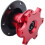 (Red) Universal Snap Off Steering Wheel Quick Lock Quick Release 6 Hole Hub Adapter Boss Kit For Car 7
