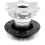 (Silver) Universal Snap Off Steering Wheel Quick Lock Quick Release 6 Hole Hub Adapter Boss Kit For Car 4