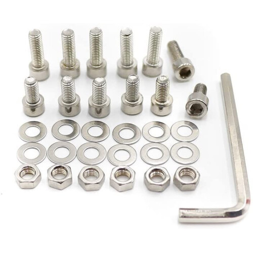 (Silver) Universal Snap Off Steering Wheel Quick Lock Quick Release 6 Hole Hub Adapter Boss Kit For Car 2