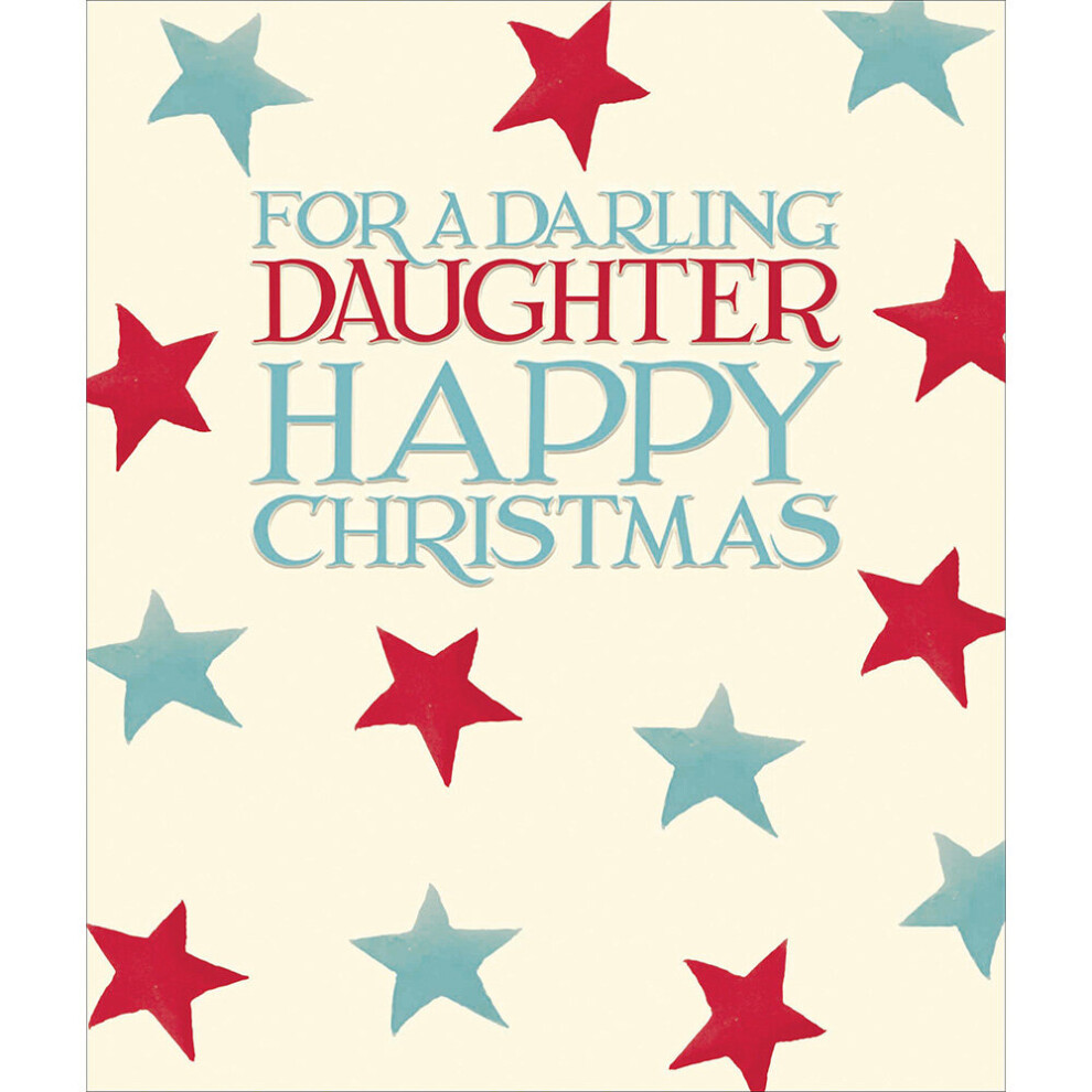 Woodmansterne For A Darling Daughter Emma Bridgewater Christmas Card Xmas Greeting Cards