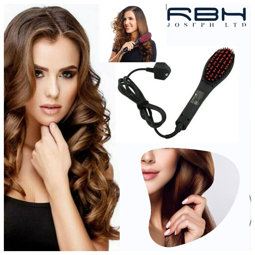 Dwd Professional Ceramic Heated Hair Straightening Brush