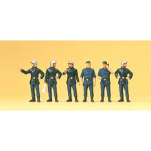 Preiser 10232 Firemen France Modern Helmet