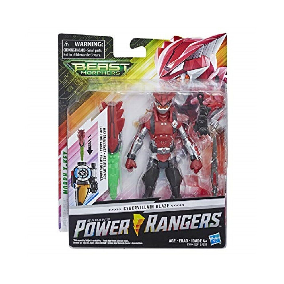 Power Rangers Beast Morphers Cybervillain Blaze 6 Action Figure Toy Inspired by The TV Show