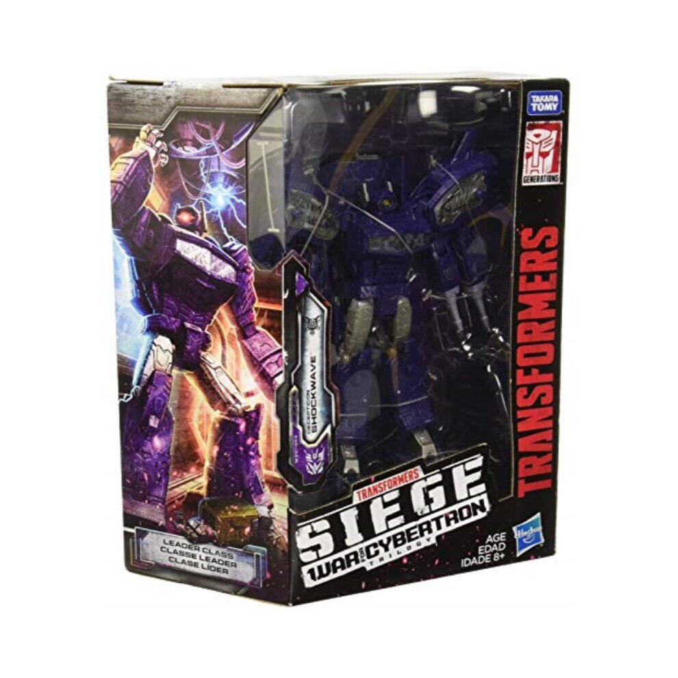 Transformers Generations War for Cybertron: Siege Leader Class WFC-S14 Shockwave Action Figure