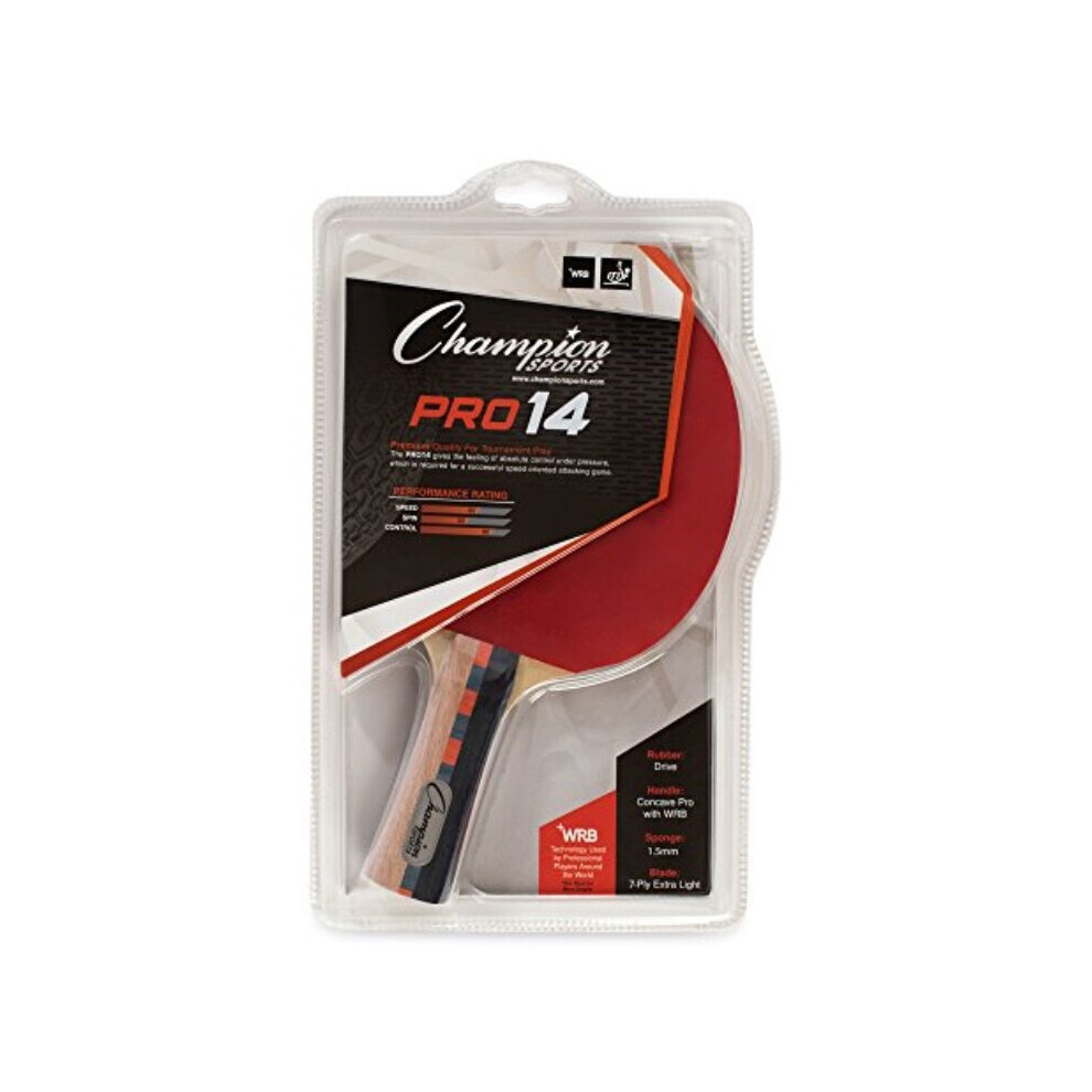 Champion Sports PN14 Table Tennis Paddle