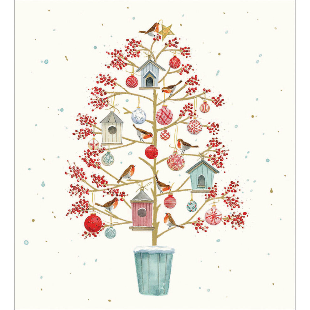 Pack of 5 Winter Friends Charity Christmas Cards Supporting Multiple Charities