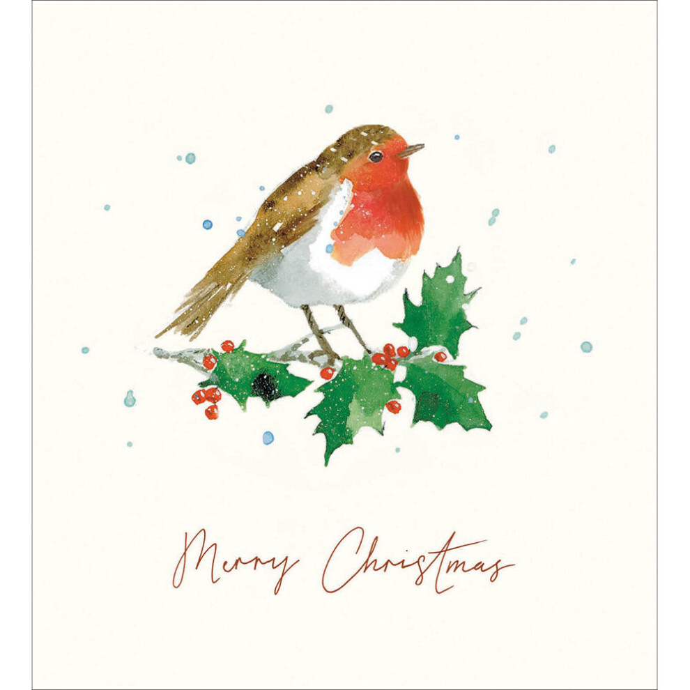 Pack of 5 Festive Friend Charity Christmas Cards Supporting Multiple Charities