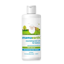 Mamaearth Aceite nutritivo para el cabello del bebé, con aceite de almendras y aguacate - 200 ml