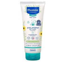 Mustela Stelatopia Cleansing Gel with sunflower - Baby Cleanser Face & Body Wash - with Natural Avocado - Tear Free
