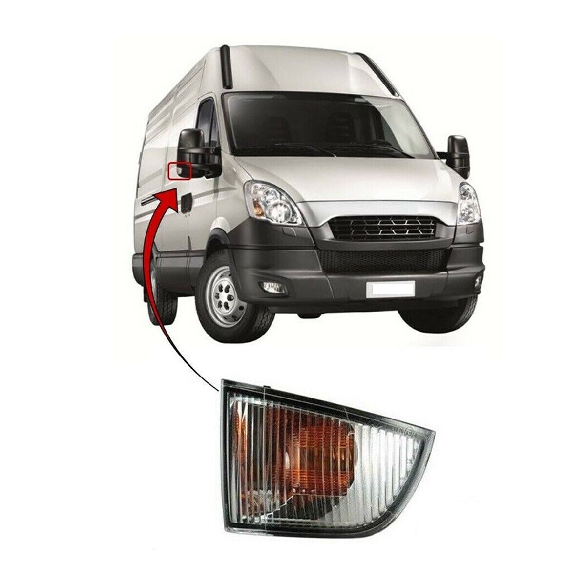 Iveco Daily 2006-2013 Door Wing Mirror Indicator Driver Side New on OnBuy