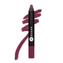 Sugar Cosmetics Matte As Hell Crayon Lipstick12 Baby Houseman (Deep Pink)Highly pigmented, Creamy Texture, Long lasting Matte Finish