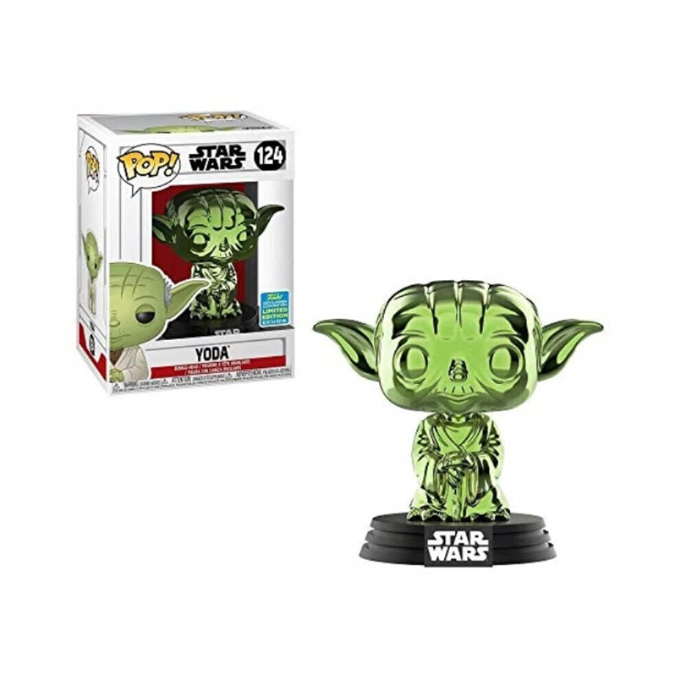 Funko Pop!: Star Wars - Yoda [Green Chrome] [SDCC 2019]