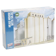 Walthers Ho Scale Cornerstone Series174 Modern Grain Series Series Head House w/Siloz 9-1/2 x 5 x 11 24,1 x 12,7 x 27,9cm