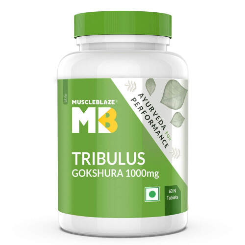 MuscleBlaze Tribulus 1000 mg, Ayurveda For Performance (60 Tablets)
