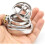Male Chastity Device Removable Pain Ring with Air-Flow Tip Silver 4