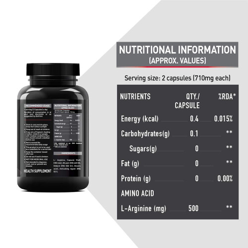 MuscleBlaze L-arginine 90 capsule 1