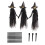 (3PCS Witch) 170cm Halloween Light-Up Witches Ghost Halloween 1