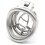 Male Chastity Device Removable Pain Ring with Air-Flow Tip Silver 3