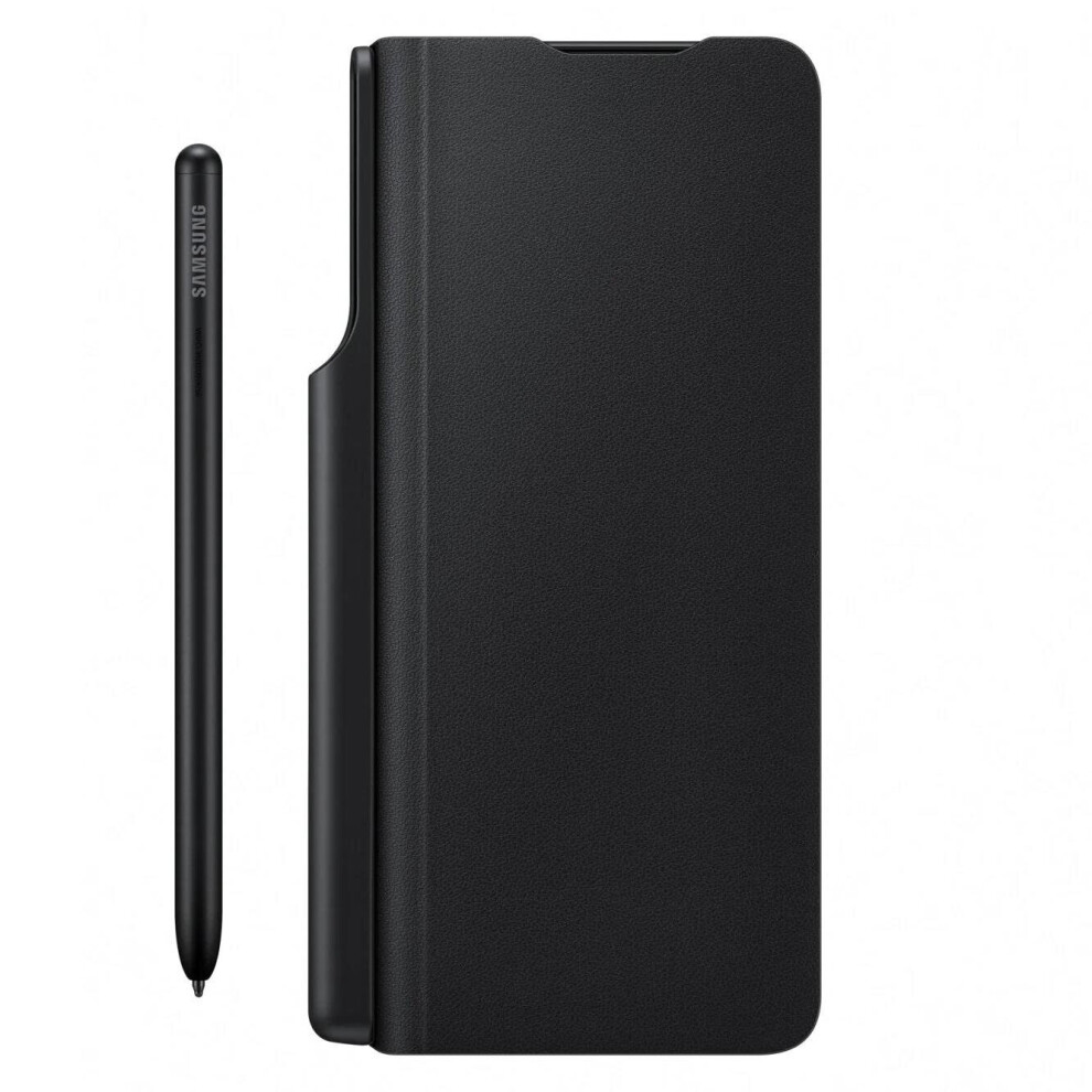 Samsung Official Galaxy Z Fold3 5G Flip Cover With S Pen Fold Edition Black