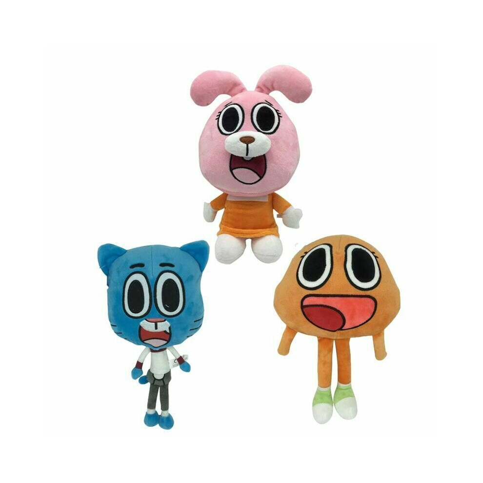 (3PCS/SET) Amazing World Of Gumball Plush Toy Stuffed Doll