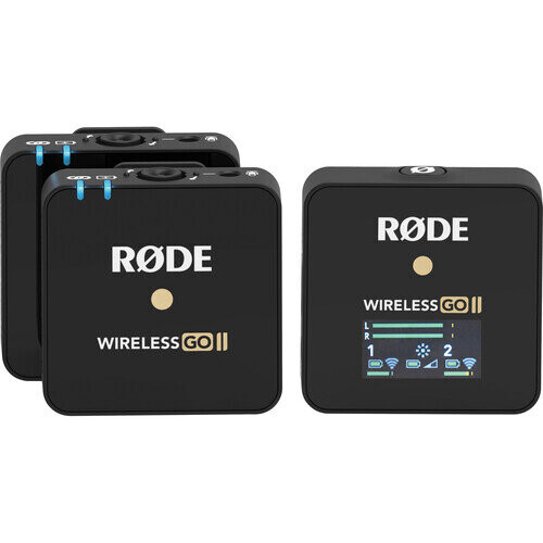 Rode Rode Wireless GO II Compact Digital Wireless Microphone System Black 1