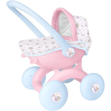 HTI Toys & Games BabyBoo 4 In 1 My First Pram | Childrens Baby Doll Pushchair Stroller Toy Great For Girls & Boys 18 Months+