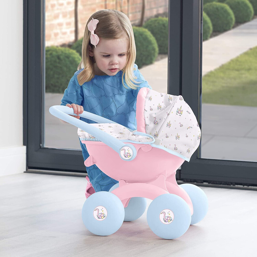 HTI Toys Games BabyBoo 4 In 1 My First Pram Childrens Baby Doll Pushchair Stroller Toy Great For Girls Boys 18 Months on OnBuy