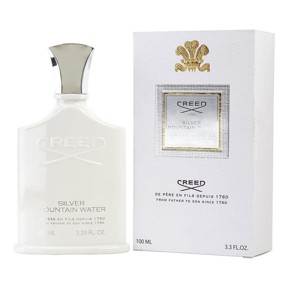 Creed Silver Mountain Water Eau de Parfum, Unisex Fragrance, 3.3 Oz