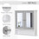 kleankin Wall Mounted Mirror Cabinet W/ Double Mirror Doors & Shelf 6