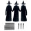 (3PCS Wizard) 170cm Halloween Light-Up Witches Ghost Halloween 1