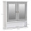 kleankin Wall Mounted Mirror Cabinet W/ Double Mirror Doors & Shelf 2