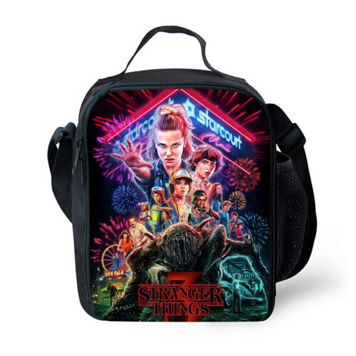 (Pattern 17) Stranger Thing Lunch Bags Thermal Insulated Cooler
