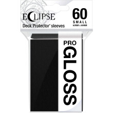 Ultra Pro Eclipse PRO Gloss Jet Black Small Sleeves (60 Sleeves) - Board Game