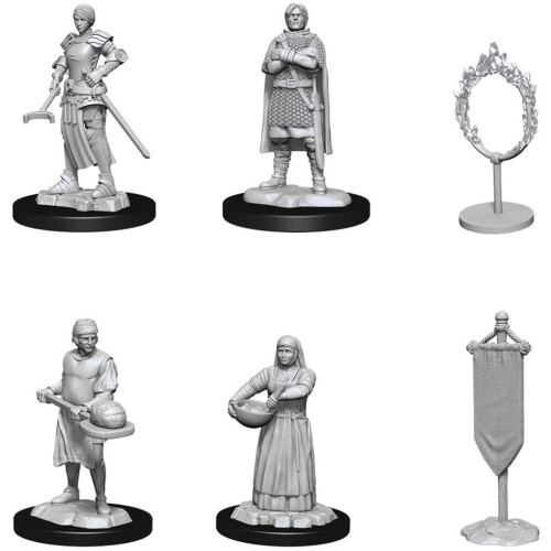 WizKids Deep Cuts Miniatures W12 Towns People - Castle 2