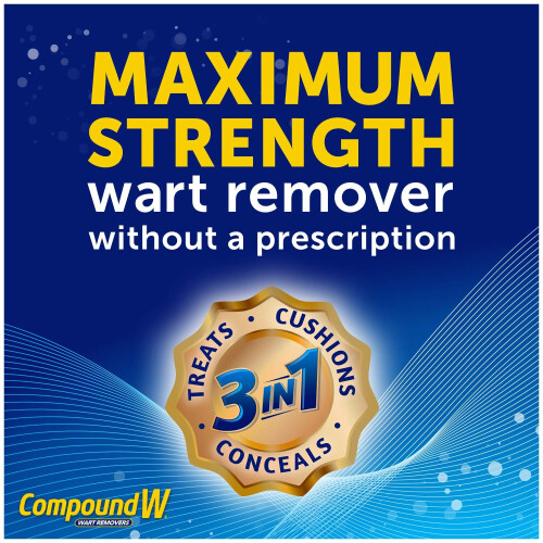 Compound W Wart Remover Maximum Strength One Step Pads, 14 Medicated Pads 2