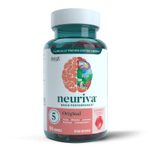 Schiff, Neuriva Gummies Santé Cérébrale, Original, Fraise, 50 Gummies