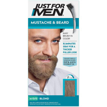 Just for Men, Schnurrbart & Bart, Aufbüstelfarb-Gel, Blond M-10/15, 2 x 0,5 oz (14 g)