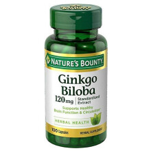 Nature's Bounty, Ginkgo Biloba, 120 mg, 100 Kapseln