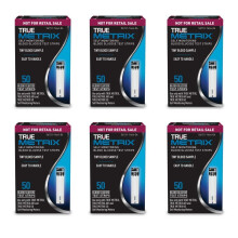 True Metrix Blood Glucose Test Strips - 50ct Box, Pack of 6 (300 Total Strips)