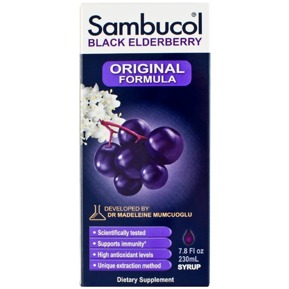 Sambucol Black Elderberry Syrup, 4 Oz ( 4 Pack)