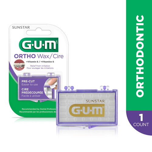 GUM 723RQC Orthodontic Wax with Vitamin E and Aloe Vera, For Braces