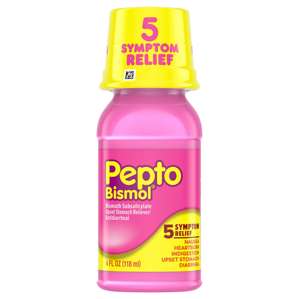 Pepto-Bismol, 5 Symptom Digestive Relief, Original, 4 fl oz