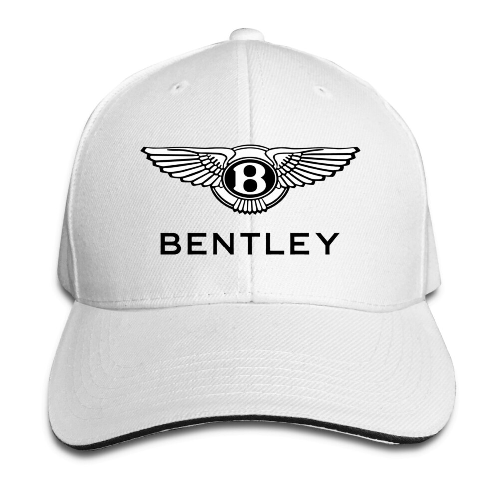 (White) Bentley Motors Sandwich Baseball Caps For Unisex