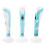 (Blue pen PLA) Premium 3D Printer Drawing Art Pen 1.75mm 3